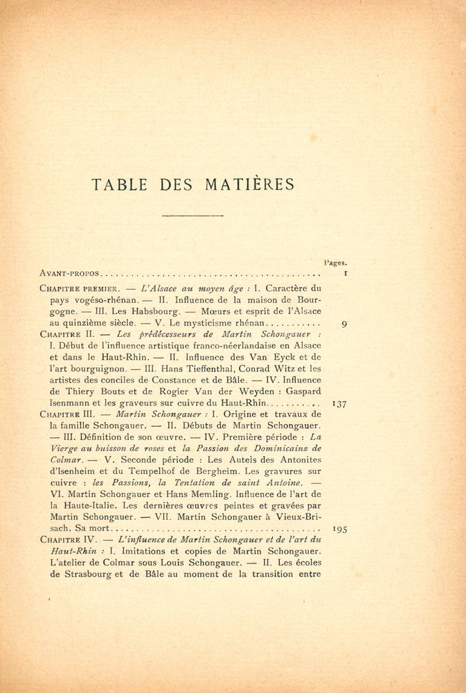 『MARTIN SCHONGAUER ET L'ART DU HAUT - RHIN AU ⅩⅤe SIÈCLES』 2