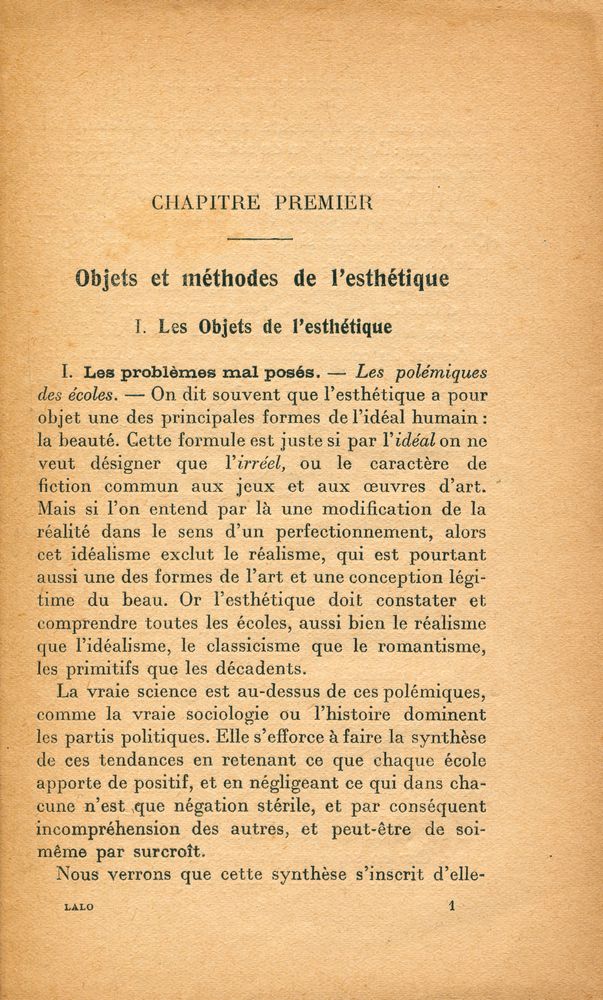 『NOTIONS D'ESTHÉTIQUE』 2