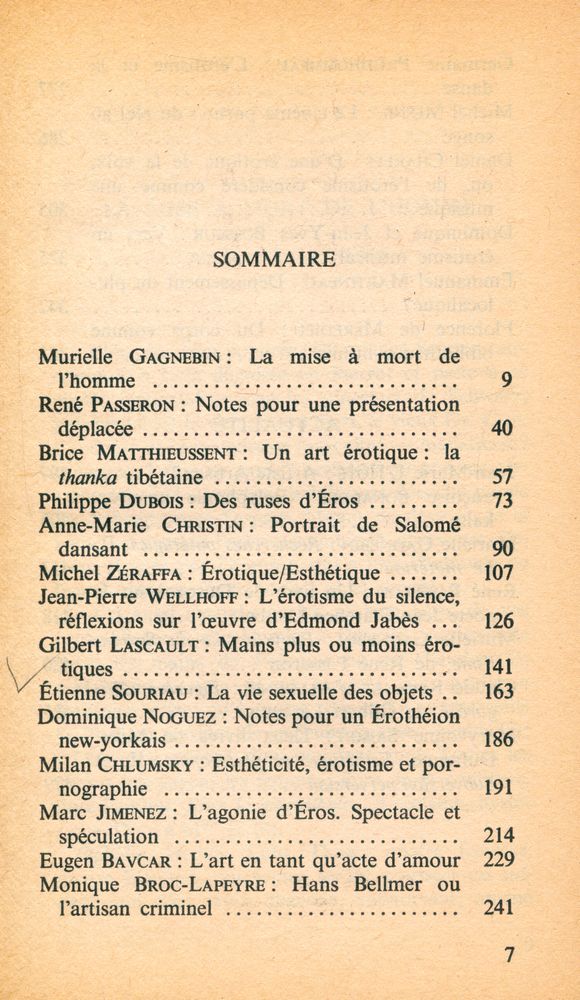 『Revue d'Esthetique』 1978 1/2 2