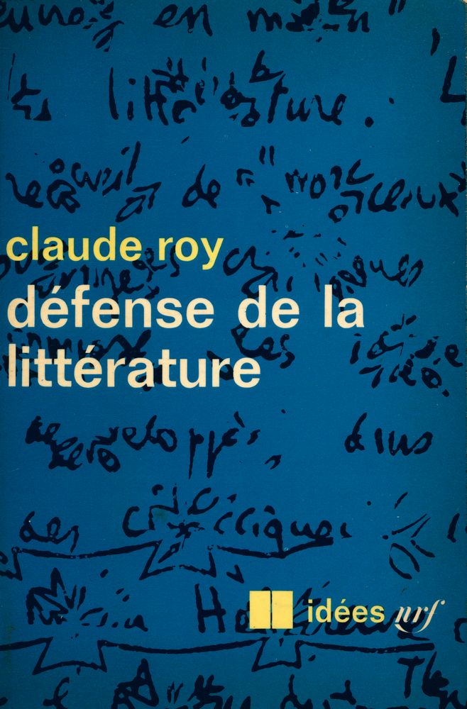 『défense de la littérature』 1