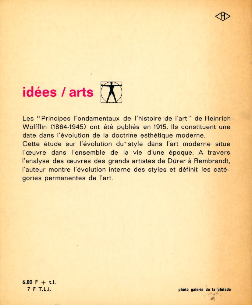 『principes fondamentaux de l'histoire de l'art』 3
