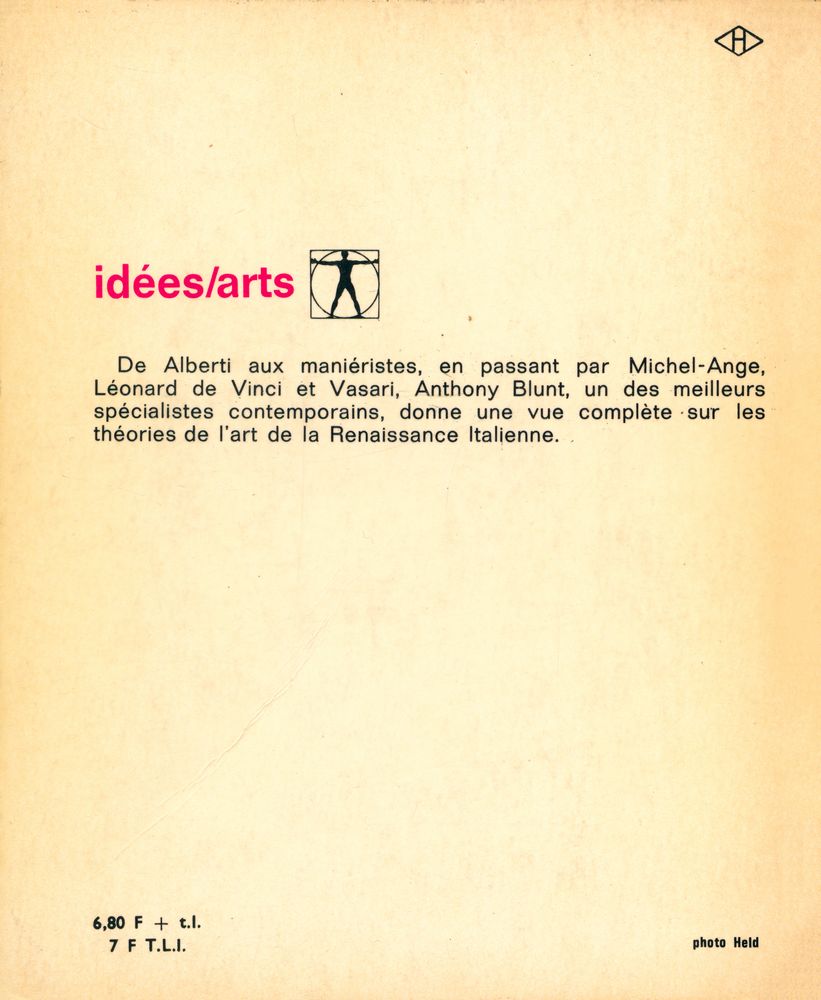 『la théorie des arts en italie de 1450 à 1600』 3