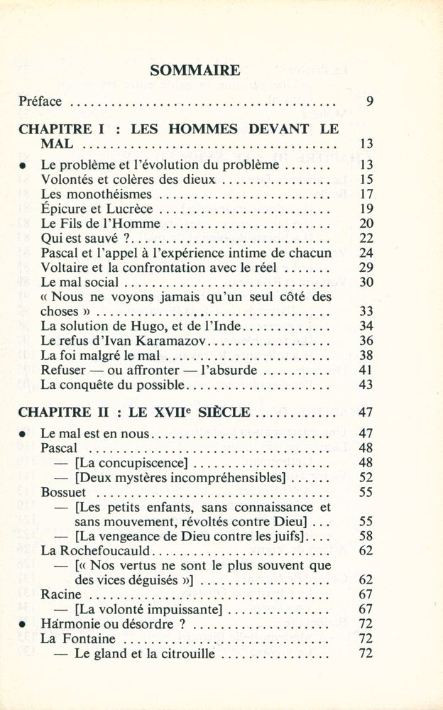 『le mal : de blaise pascal à boris vian』 2