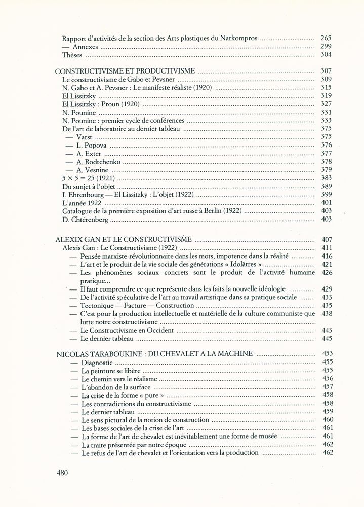 『LE CONSTRUCTIVISME RUSSE : TOME PREMIER. LES ARTS PLASTIQUES TEXTES THÉORIQUES, MANIFESTES, DOCUMENTS』 3