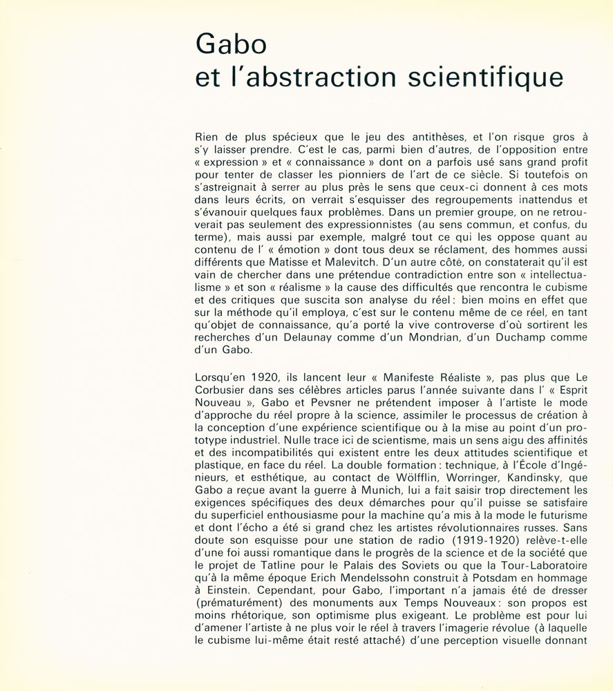 《NAUM GABO》 2