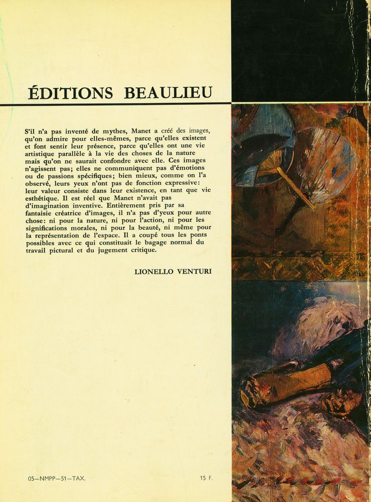 『Edouard Manet』 5