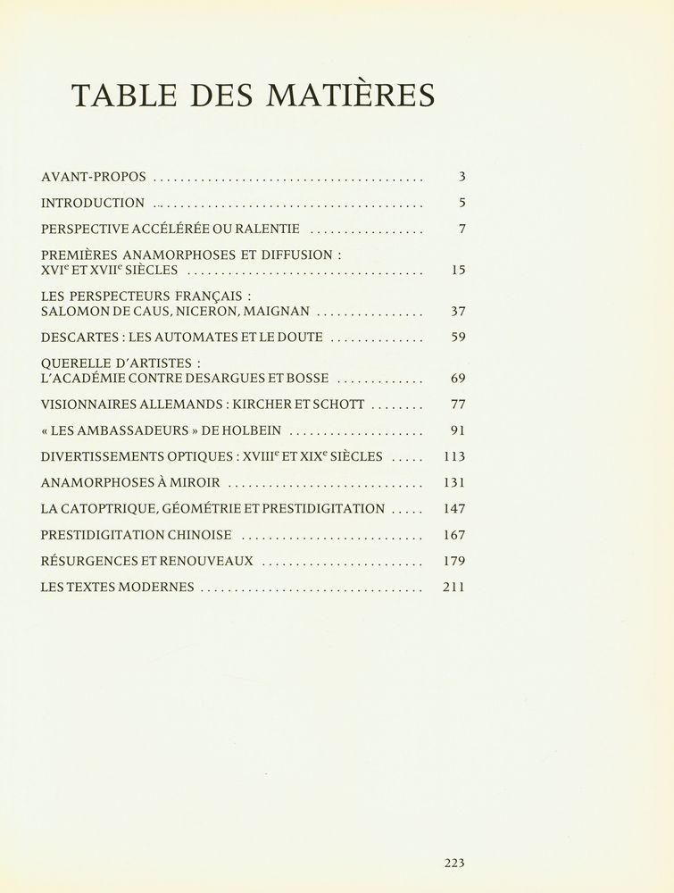 『ANAMORPHOSES : les perspectives dépravées』 2