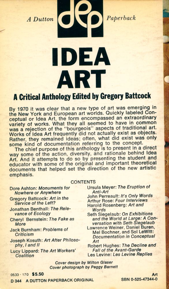 『IDEA ART : A CRITICAL ANTHOLOGY』 4