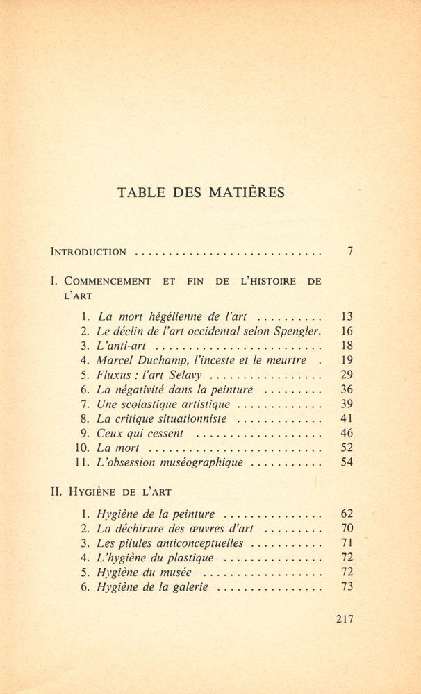 『L'HISTOIRE DE L'ART EST TERMINÈE』 2