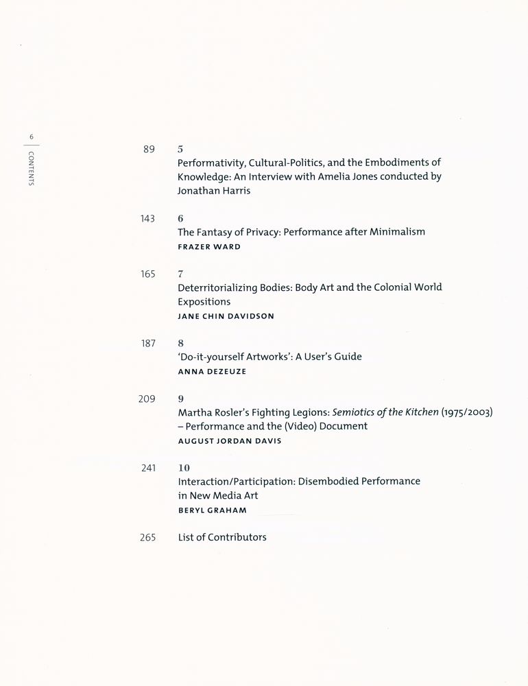 『Dead History, Live Art? : Spectacle, Subjectivity and Subversion in Visual Culture since the 1960s』 3