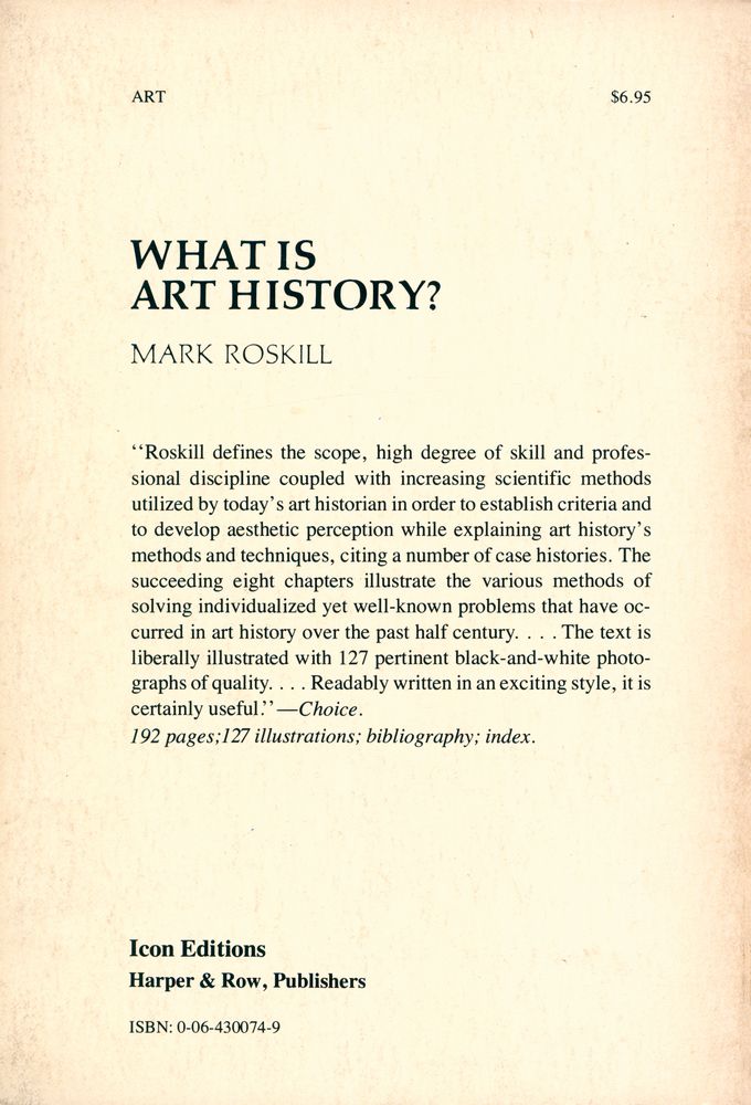 『WHAT IS ART HISTORY?』 3