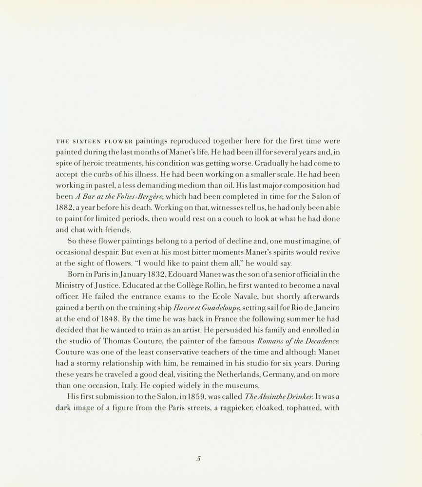 『The last flowers of Manet』 2