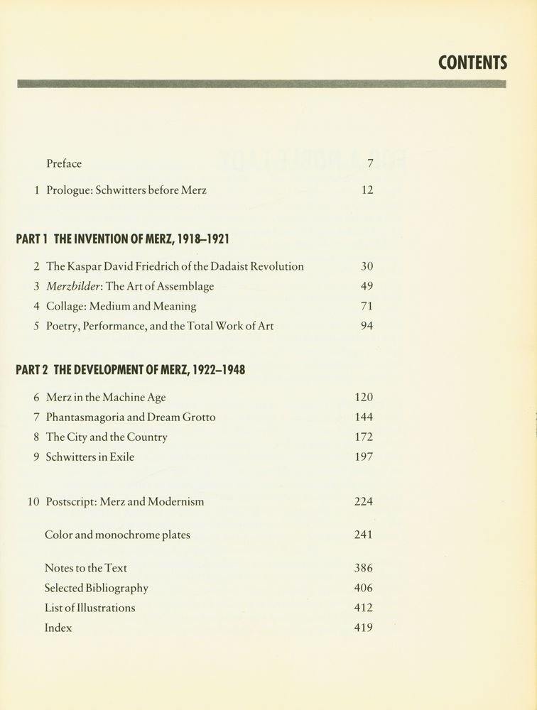 『KURT SCHWITTERS』  2