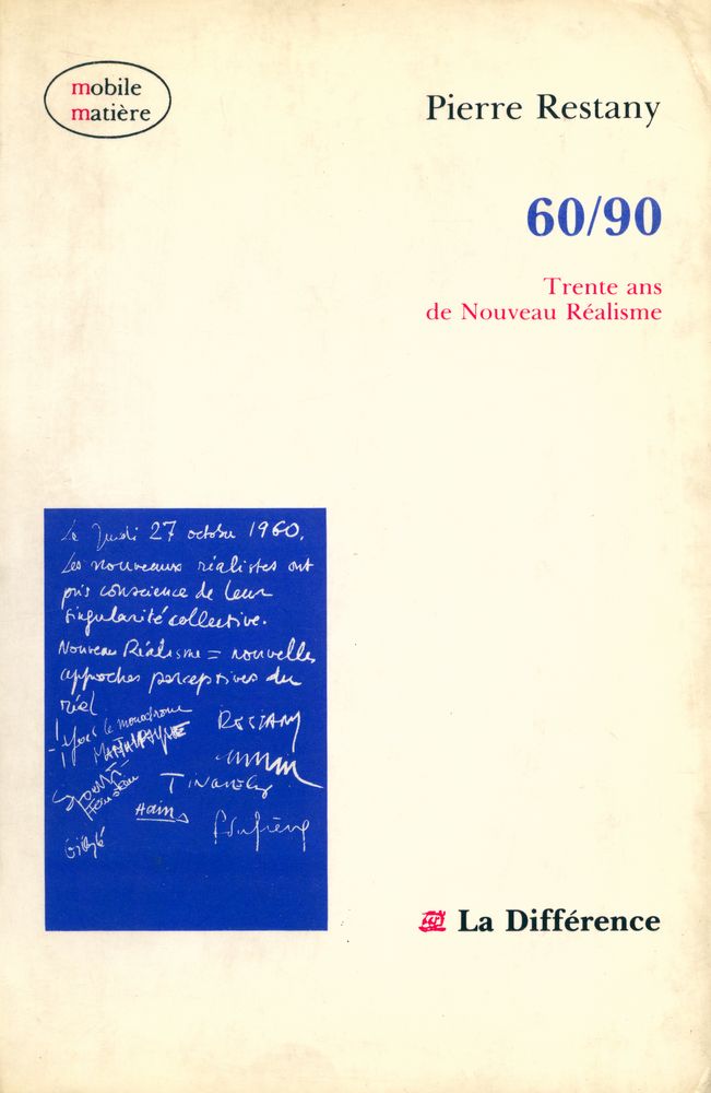 『60/90 : Trente ans de Nouveau Réalisme』 1