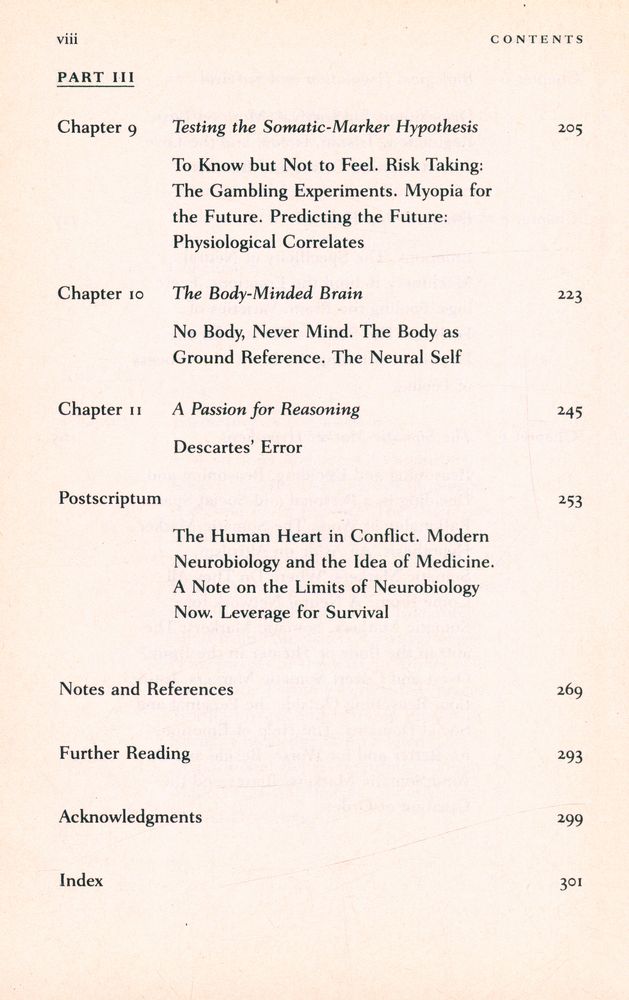 『Descartes' error: emotion, reason, and the human brain』 5