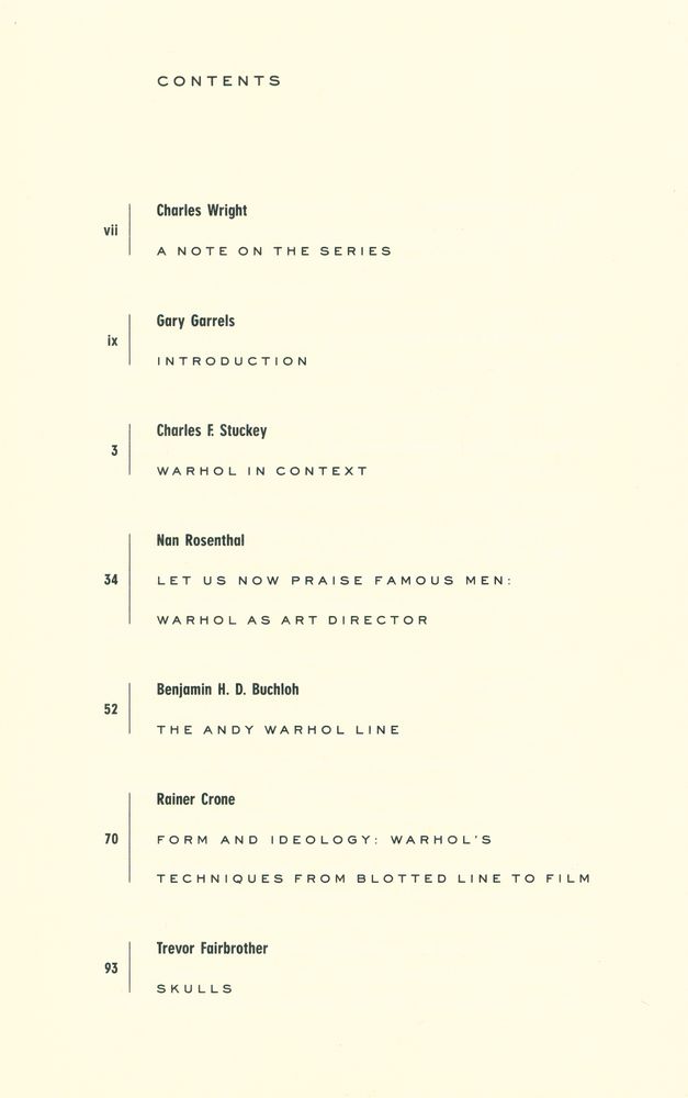 『Discussions in Contemporary Culture : The Work of Andy Warhol』 2