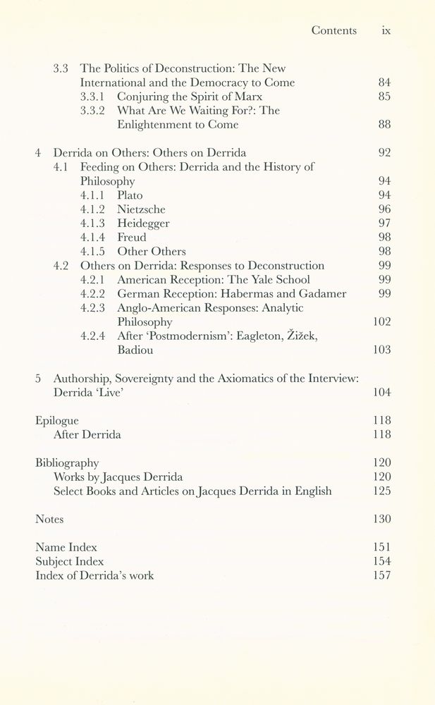 『Jacques Derrida: live theory』 4