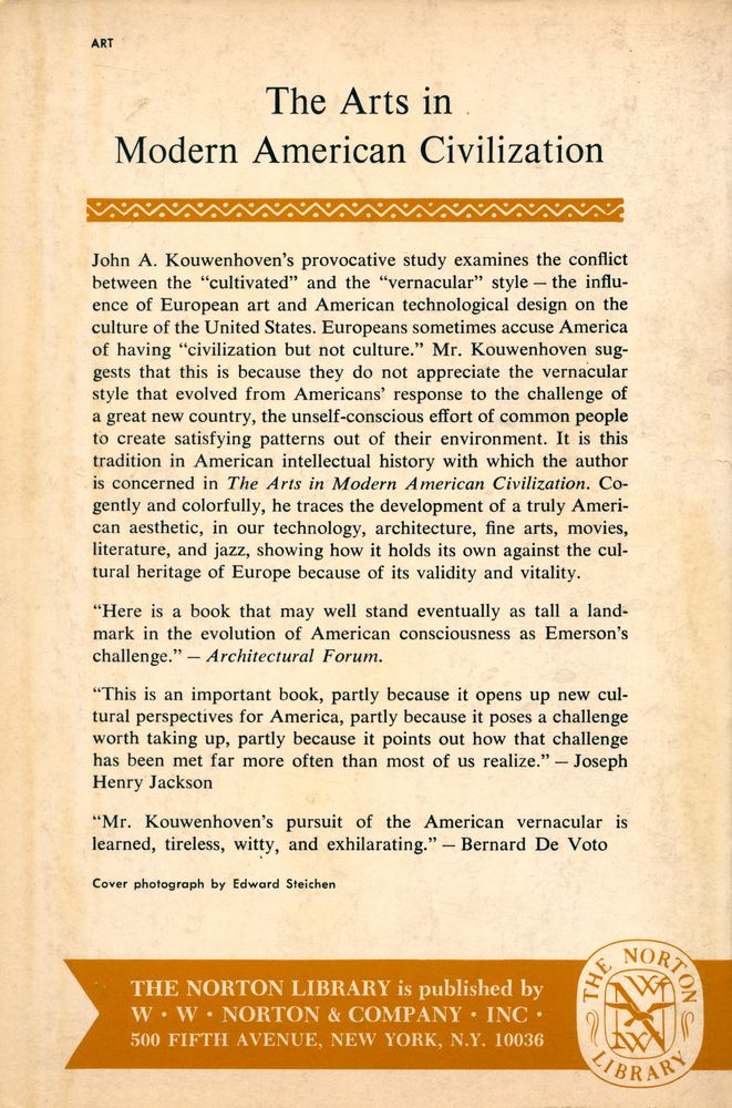『THE ARTS IN MODERN AMERICAN CIVILIZATION』 3
