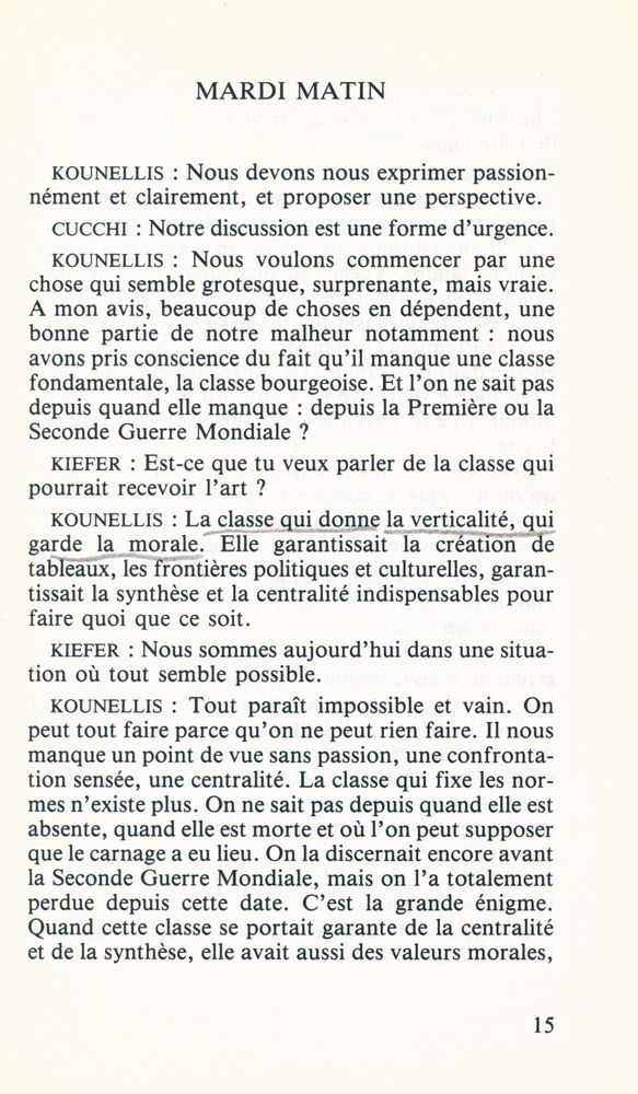 『Bâtissons une cathédral : Entretien』 2