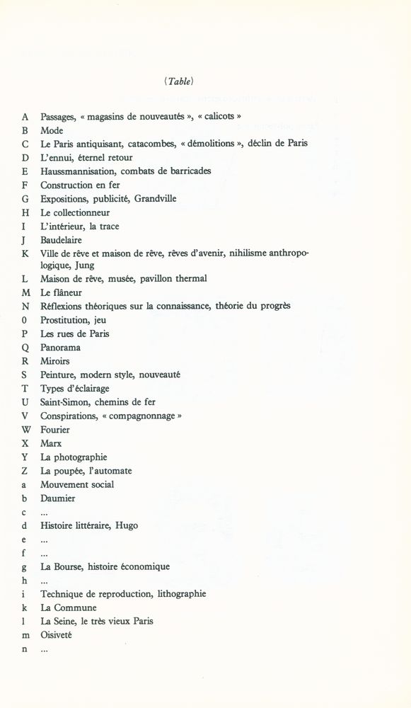 『PARIS : CAPITALE DU XIXe SIÈCLE』 2