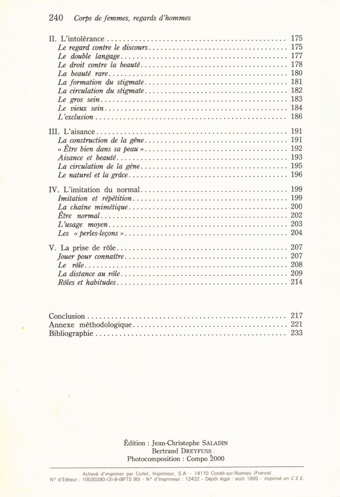 『CORPS DE FEMMES REGARDS D'HOMMES : Sociologie des seins nus』 5
