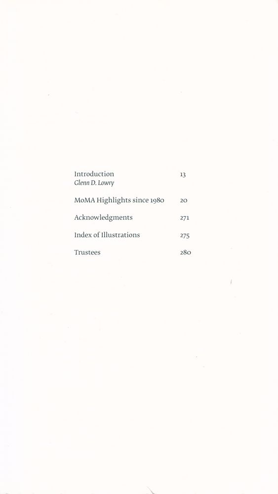 『MoMA Highlights since 1980 : 250 Works from The Museum of Modern Art New York』 2