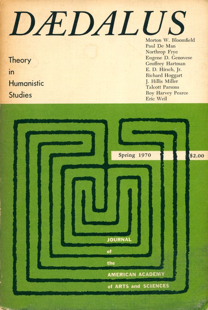 『DÆDALUS』 Spring 1970 1