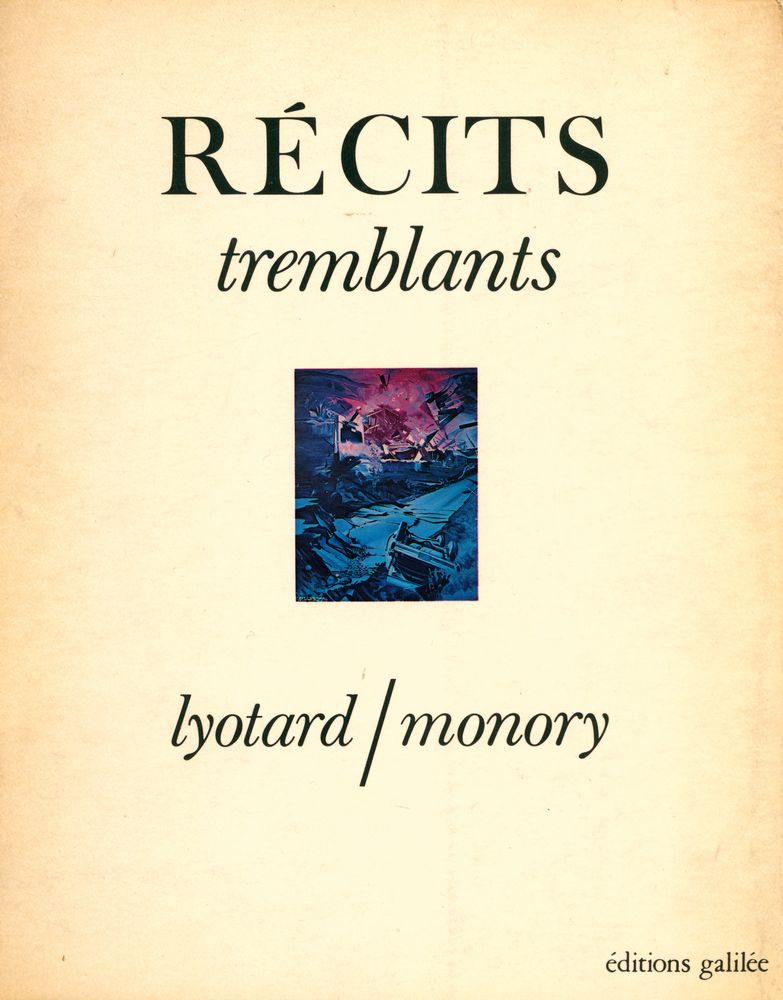 『RÉCITS : tremblants』 1