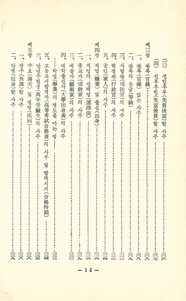 『秘傅 : 四柱精説(비전 : 사주정설)』