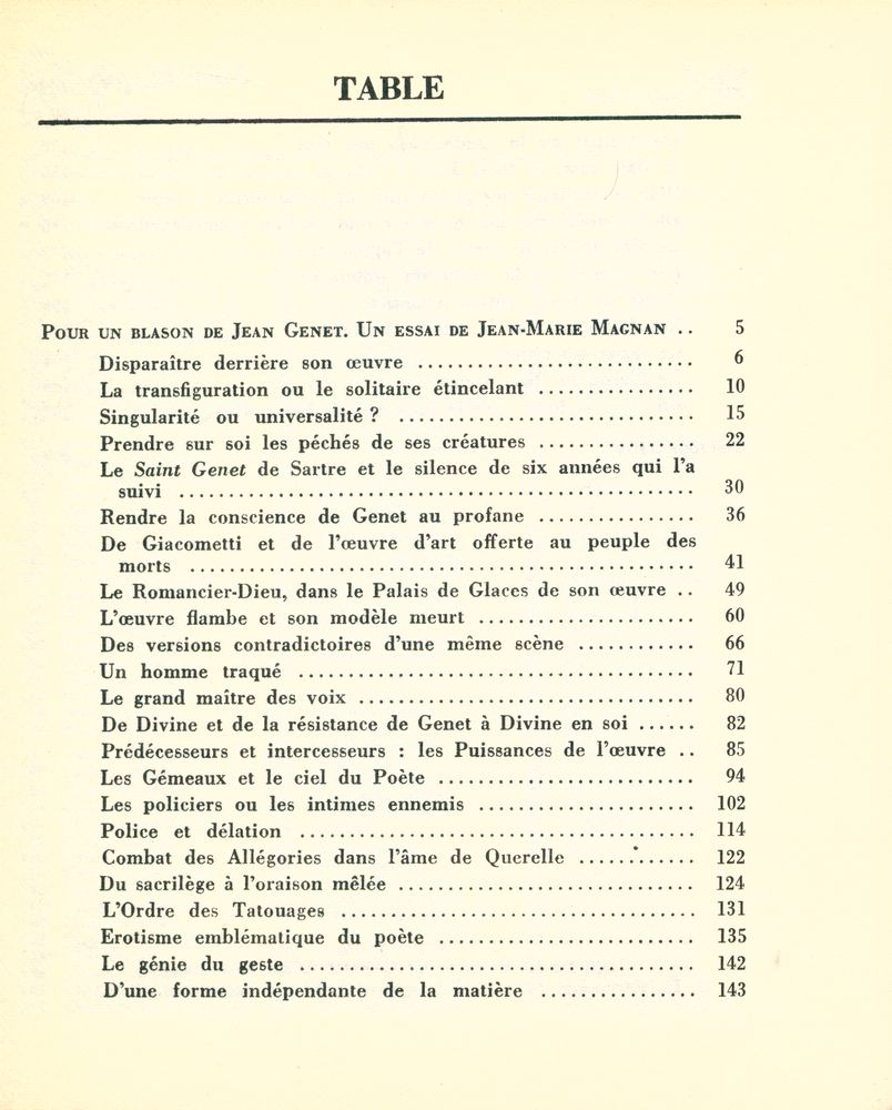 『Jean Genet : Poètes d'aujourd'hui』 2