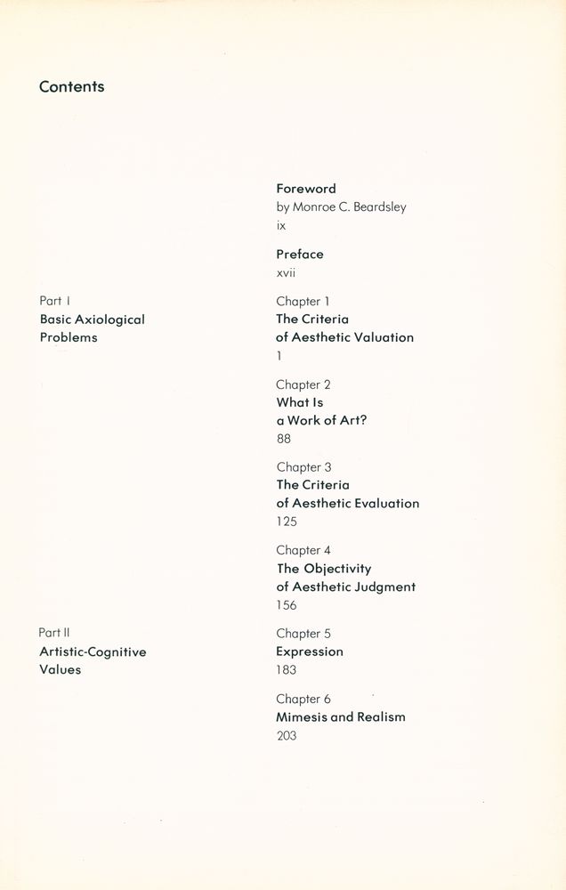 『Inquiries into the fundamentals of aesthetics』 2