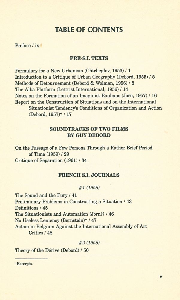 『SITUATIONIST INTERNATIONAL : ANTHOLOGY』 2