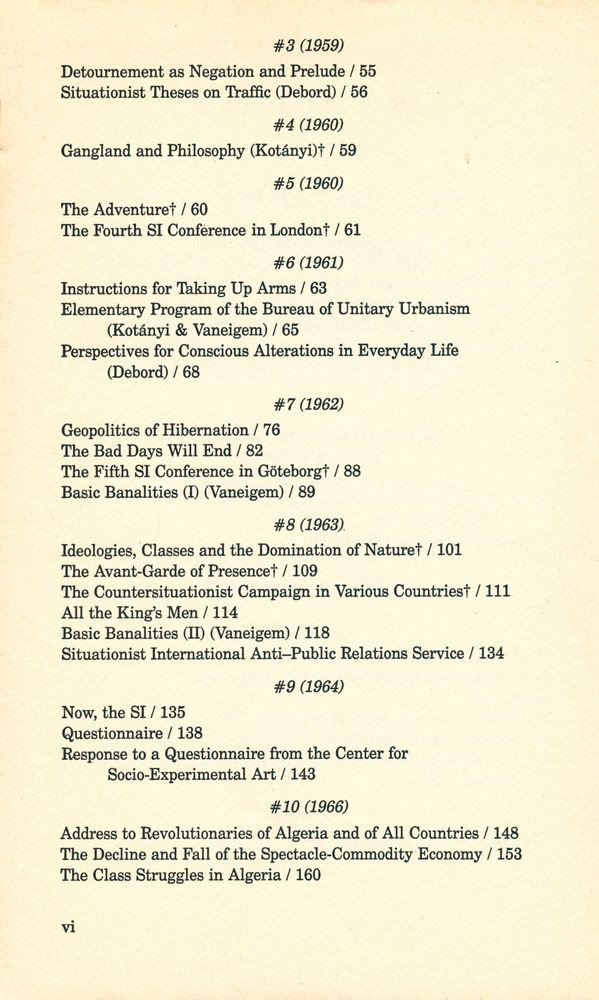 『SITUATIONIST INTERNATIONAL : ANTHOLOGY』 3