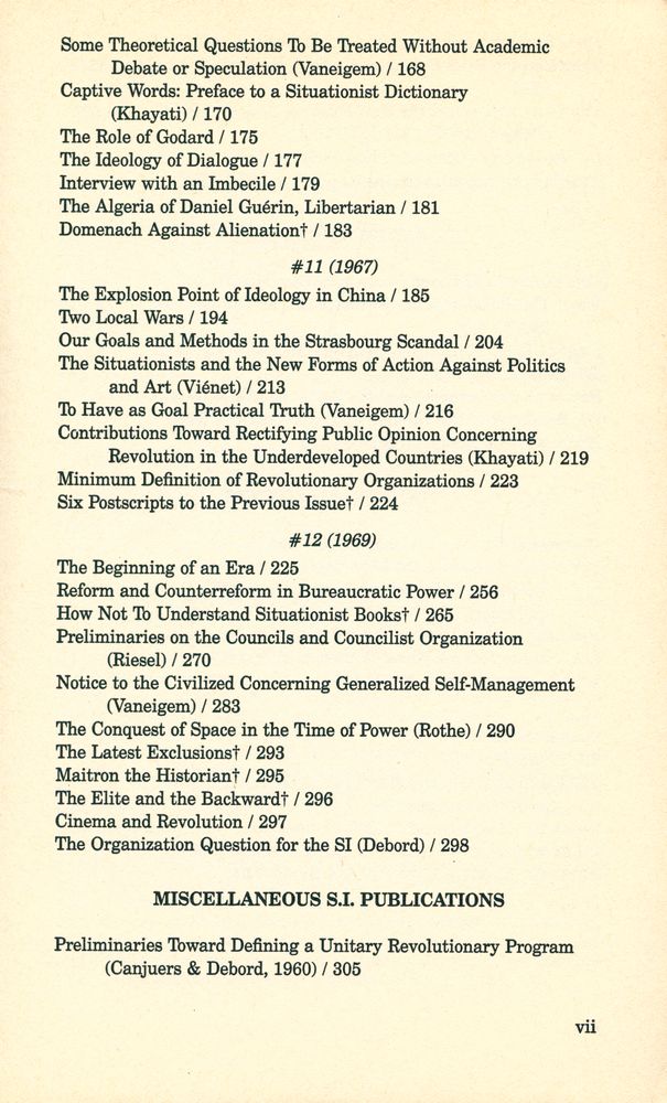『SITUATIONIST INTERNATIONAL : ANTHOLOGY』 4