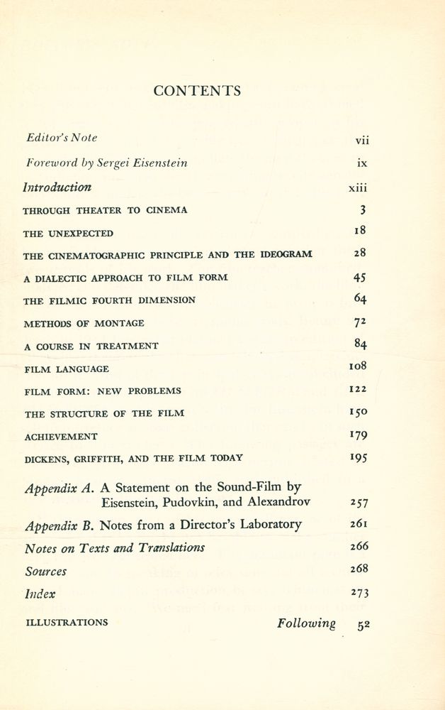 『FILM FORM, THE FILM SENSE』 2