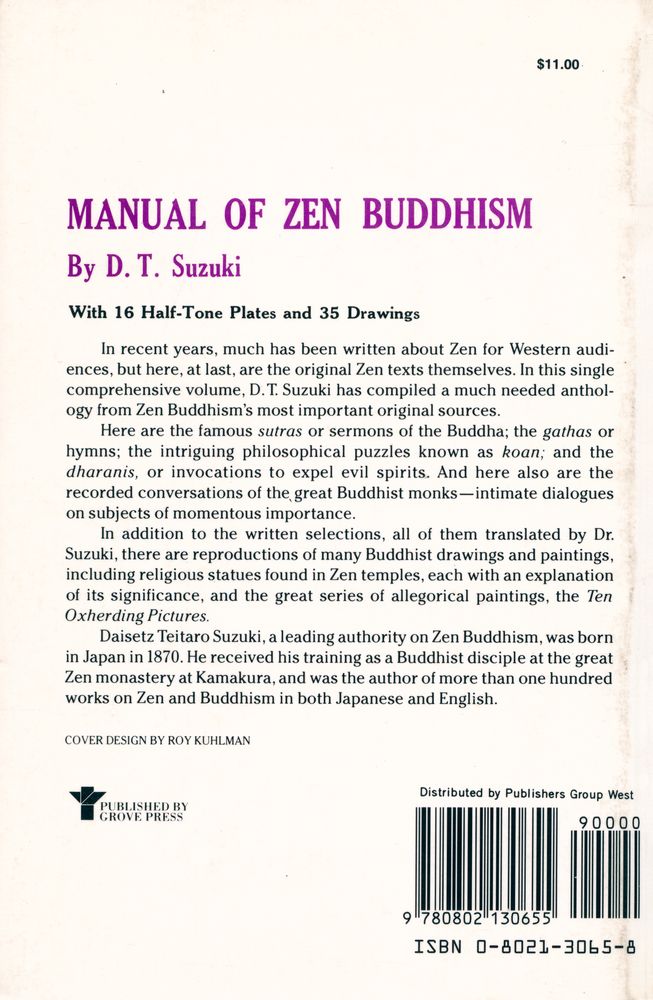 『MANUAL OF ZEN BUDDHISM』 4