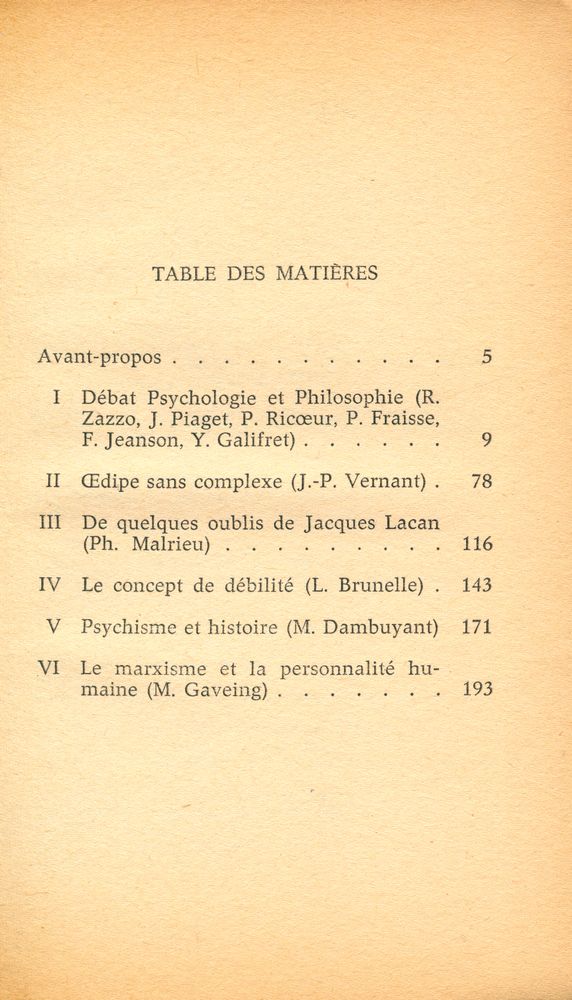 『Psychologie et marxisme』 2