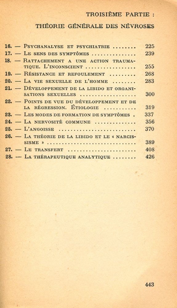『INTRODUCTION A LA PSYCHANALYSE』 3