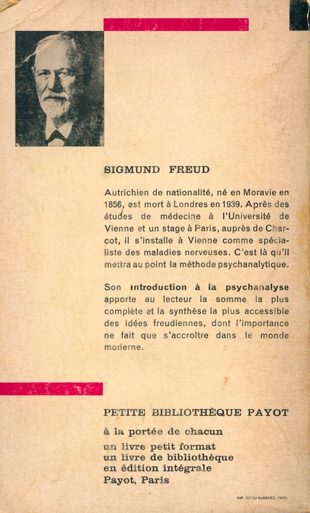 『INTRODUCTION A LA PSYCHANALYSE』 4