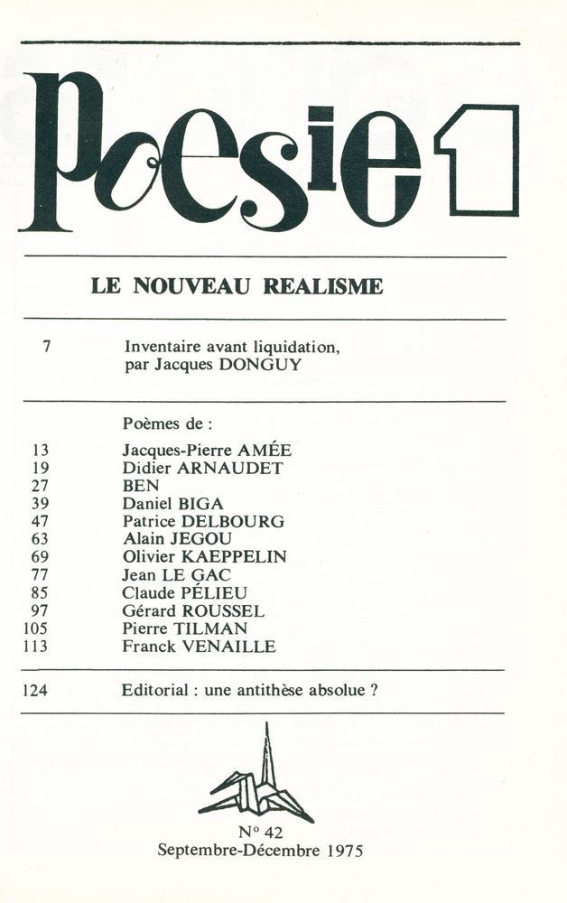 『Poésie』 1  2