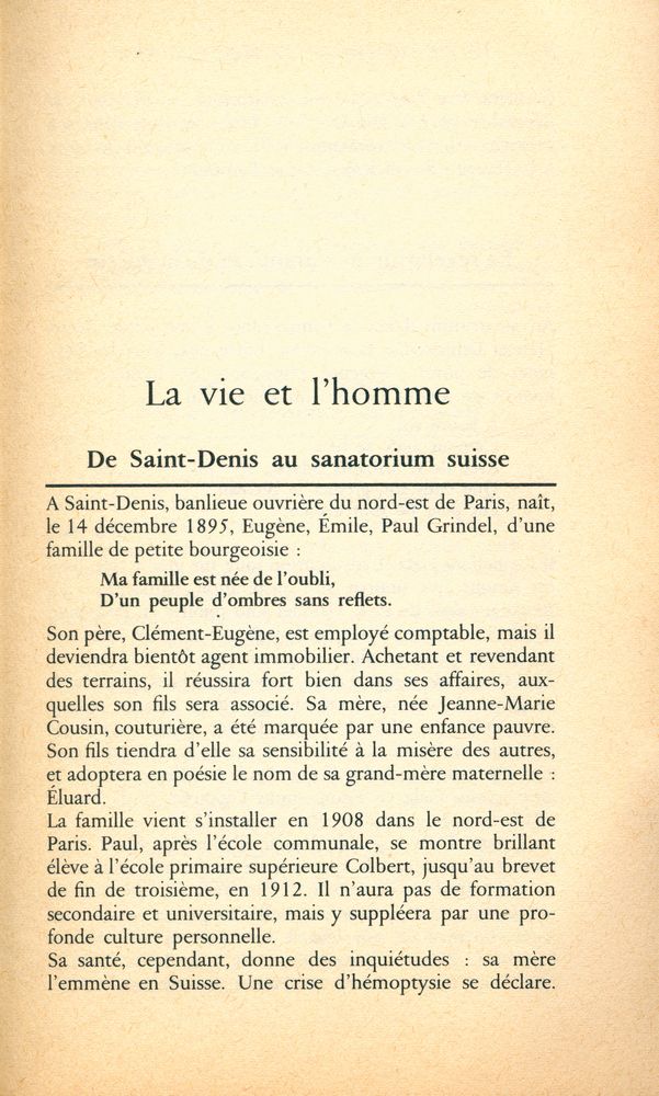 『La Vie immédiate, La Rose publique de Paul Eluard』 2