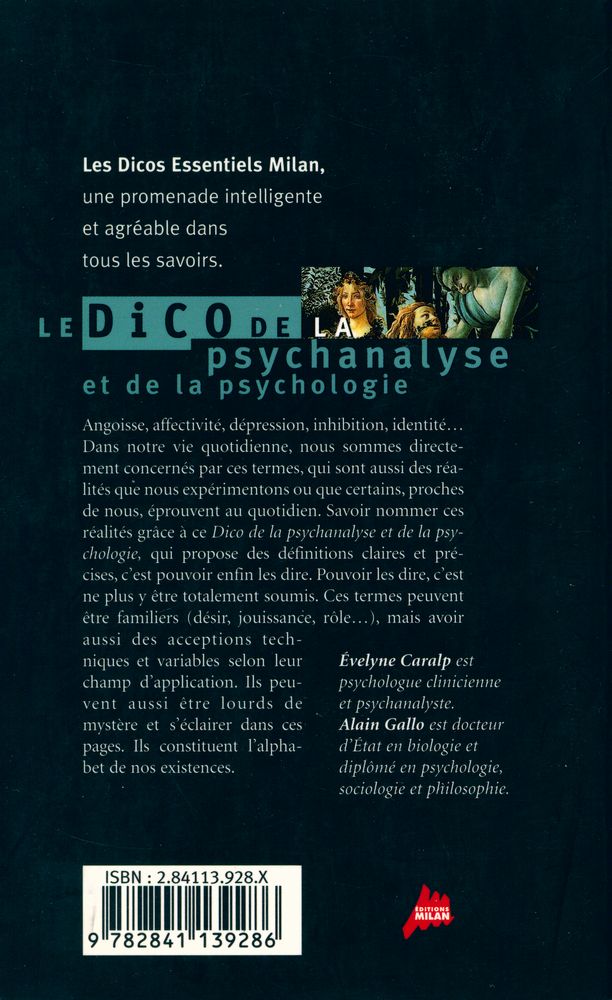 『Le Dico DE LA psychanalyse et de la psychologie』 3