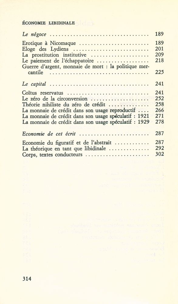 『ÉCONOMIE LIBIDINALE』 3