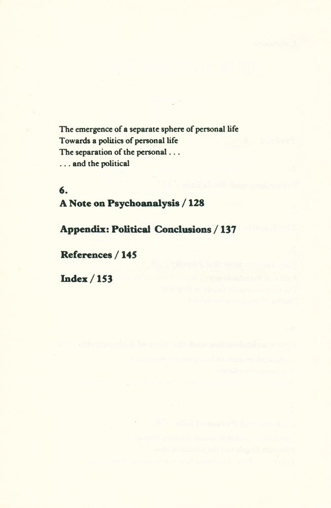 『CAPITALISM, THE FAMILY & PERSONAL LIFE』 3
