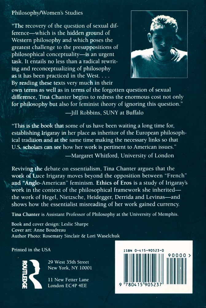 『ethics of eros : IRIGARAY'S REWRITING OF THE PHILOSOPHERS』 4