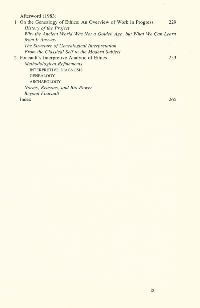 『Michel Foucault : beyond structuralism and hermeneutics』 3
