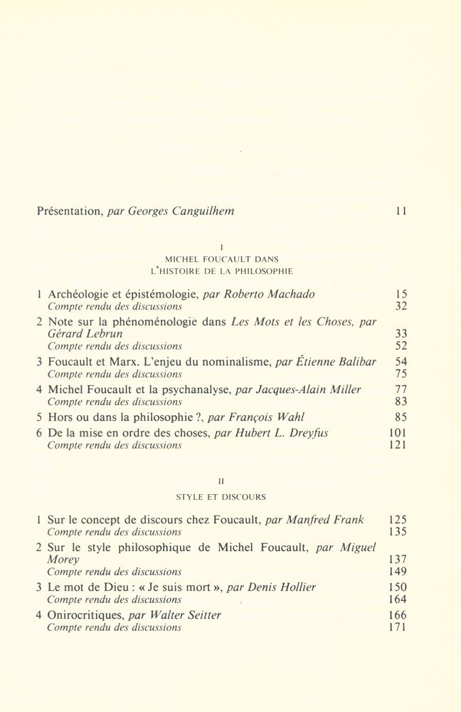 『Michel Foucault philosophe : Rencontre internationale Paris, 9, 10, 11 Janvier 1988』 2