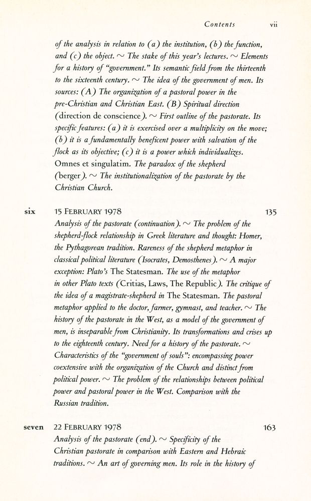 『SECURITY, TERRITORY, POPULATION : LECTURES AT THE COLLÈGE DE FRANCE: 1977 - 1978』 4