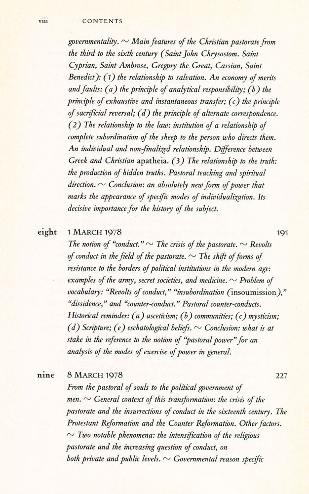 『SECURITY, TERRITORY, POPULATION : LECTURES AT THE COLLÈGE DE FRANCE: 1977 - 1978』 5