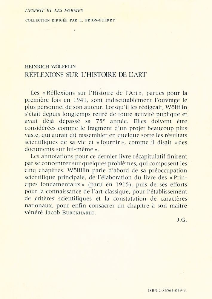 『RÉFLEXIONS SUR L'HISTOIRE DE L'ART』 3